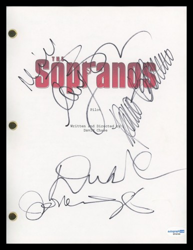 The sopranos autographs signed - the,